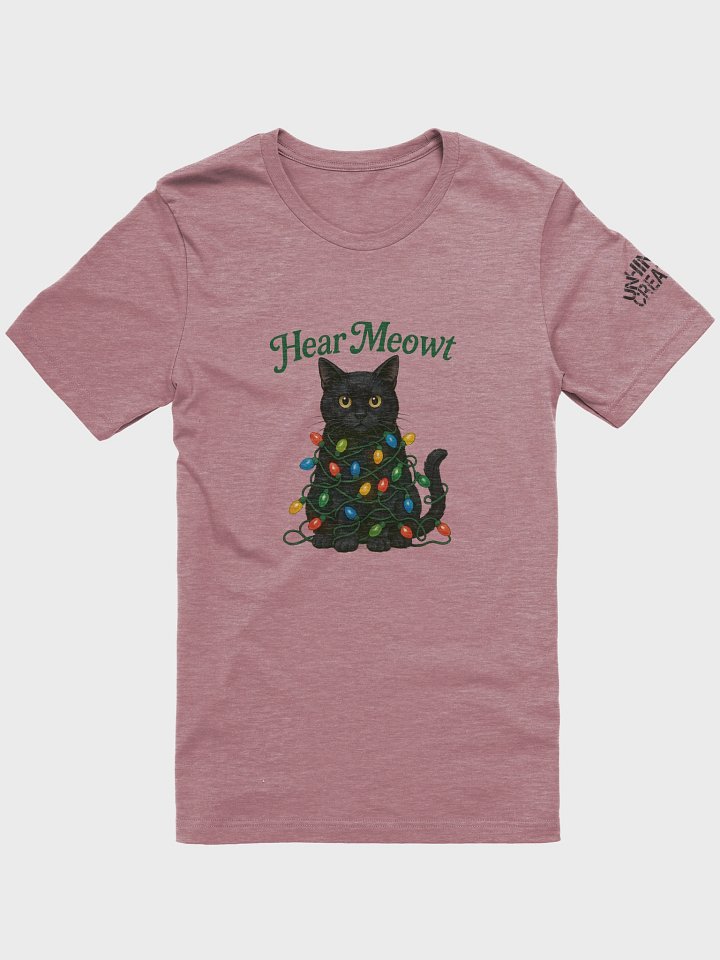 Hear Meowt Christmas Holiday T-Shirt product image (49)