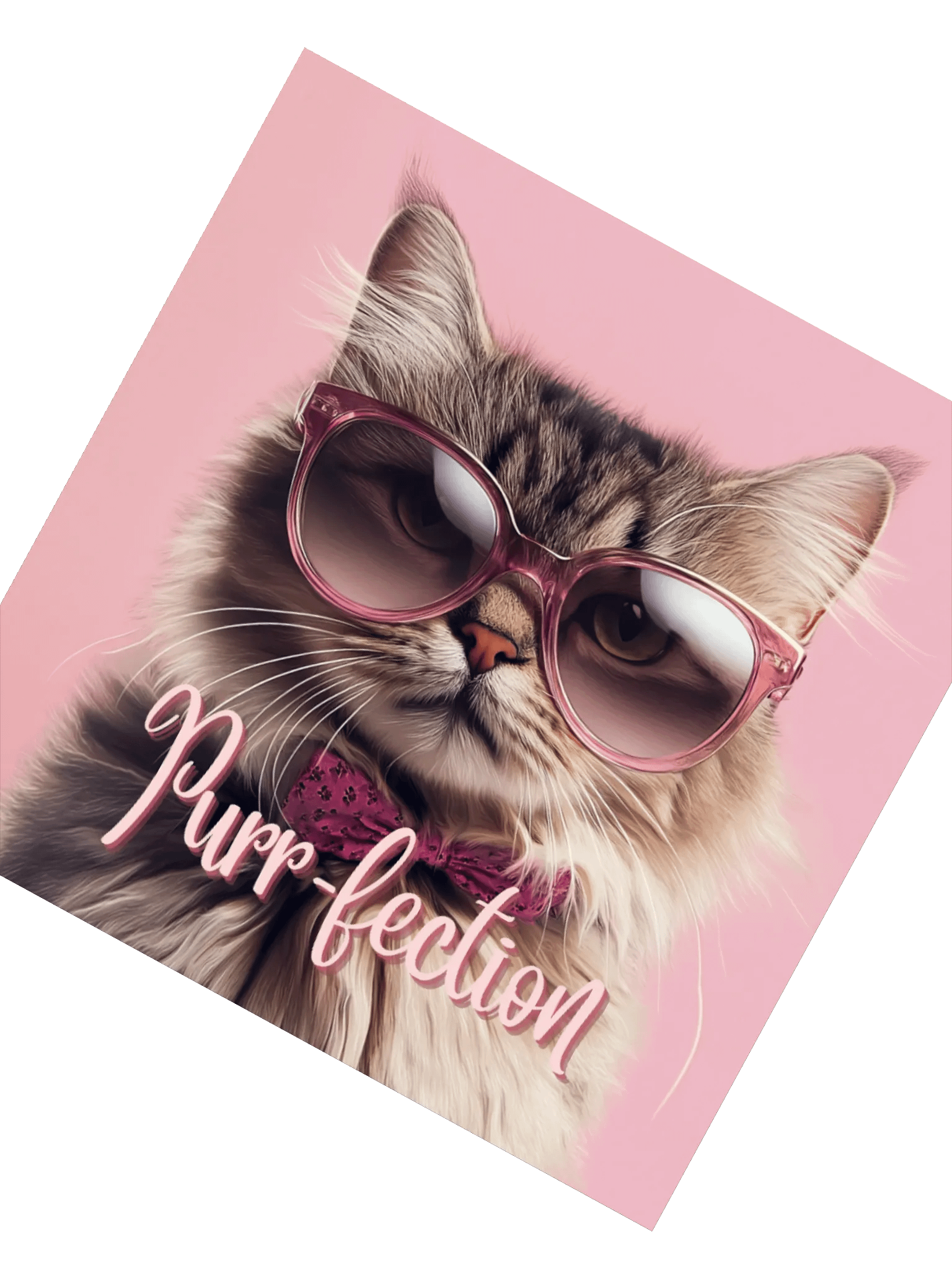 Purr-fection: Square Sticker product image (2)