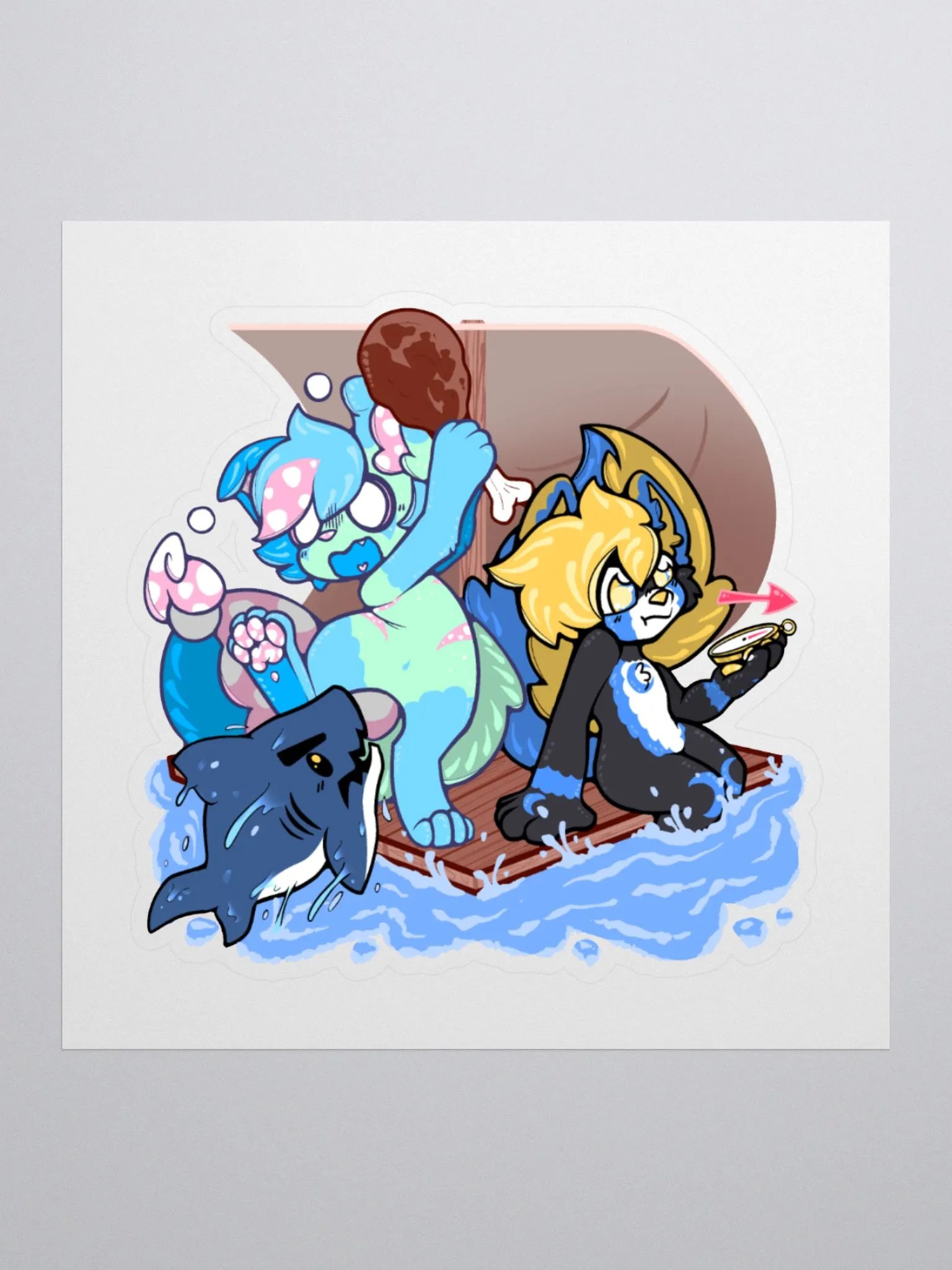 Lumi n Gama Raft Sticker product image (1)