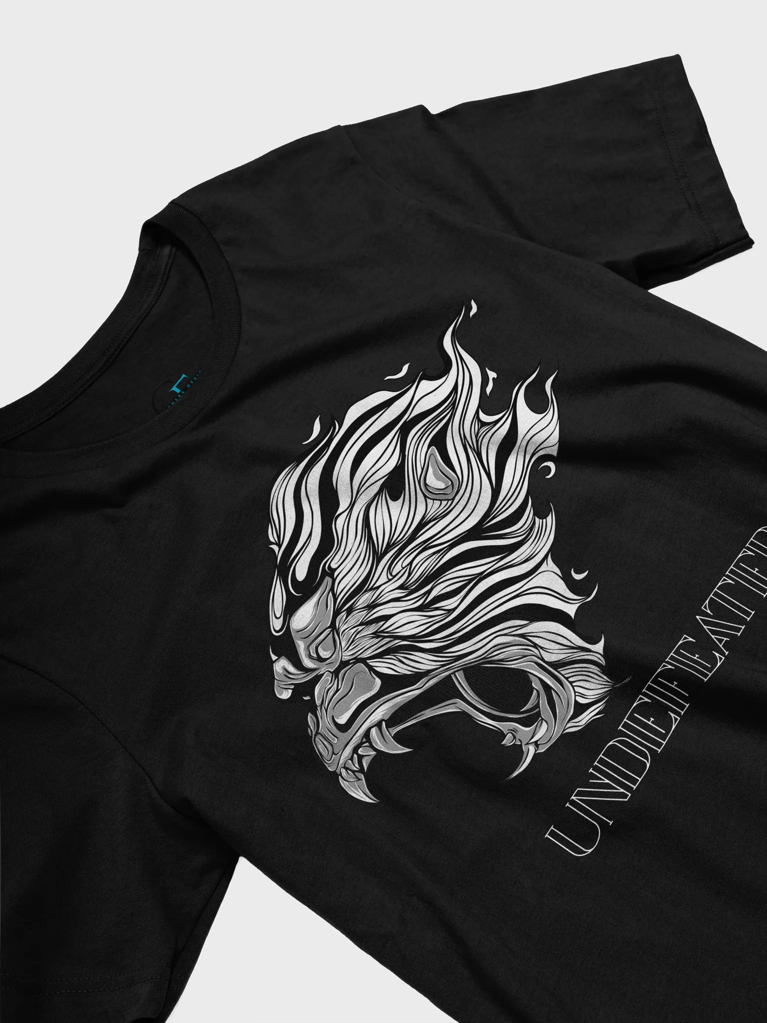 Black & White Gorilla Head "UNDEFEATED" Tee | Bella + Canvas 3001 Unisex Shirt product image (21)