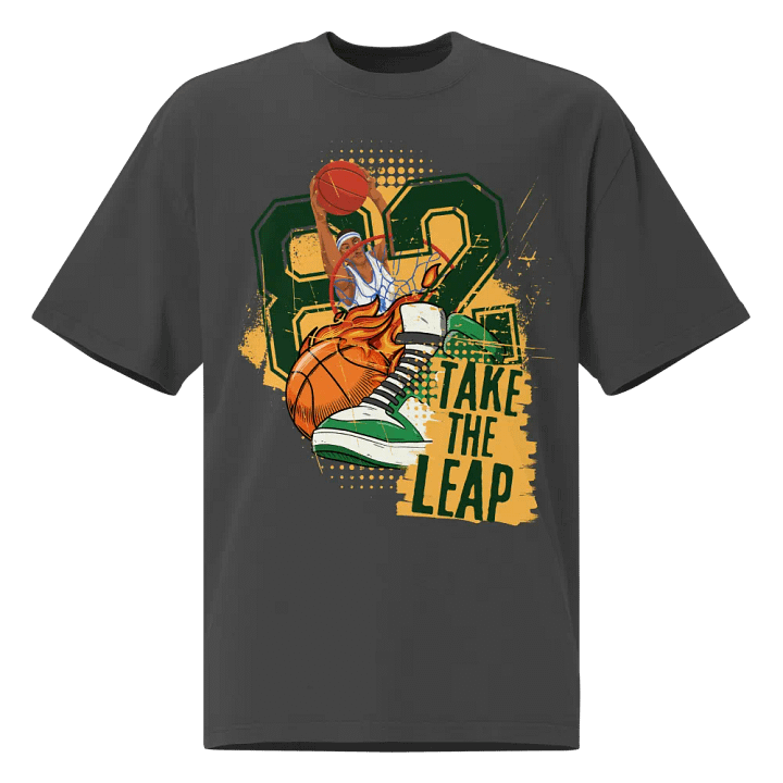Take the leap Oversized fit unisex tee product image (2)