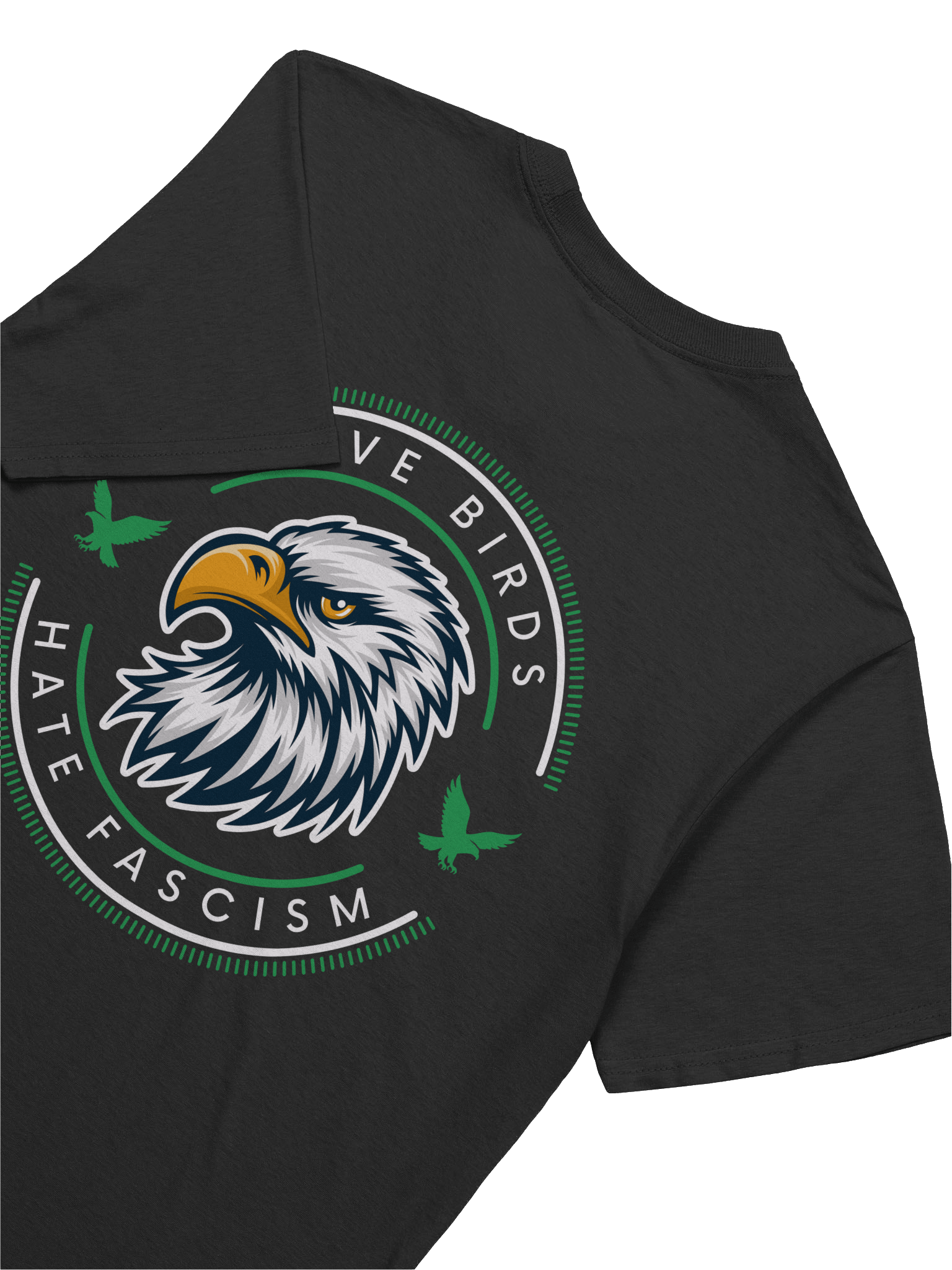 Love Birds Hate Fascism - Black product image (8)