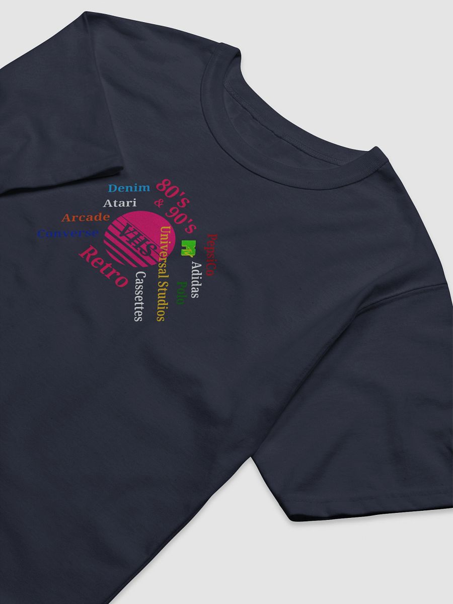 Retro Nostalgia VHS Circle T-Shirt product image (3)