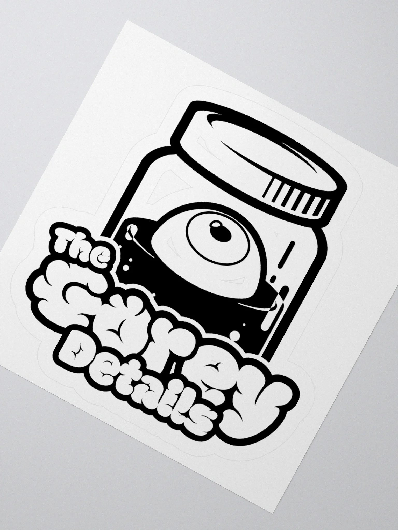 Full Logo B+W - Kiss Cut Stickers product image (4)