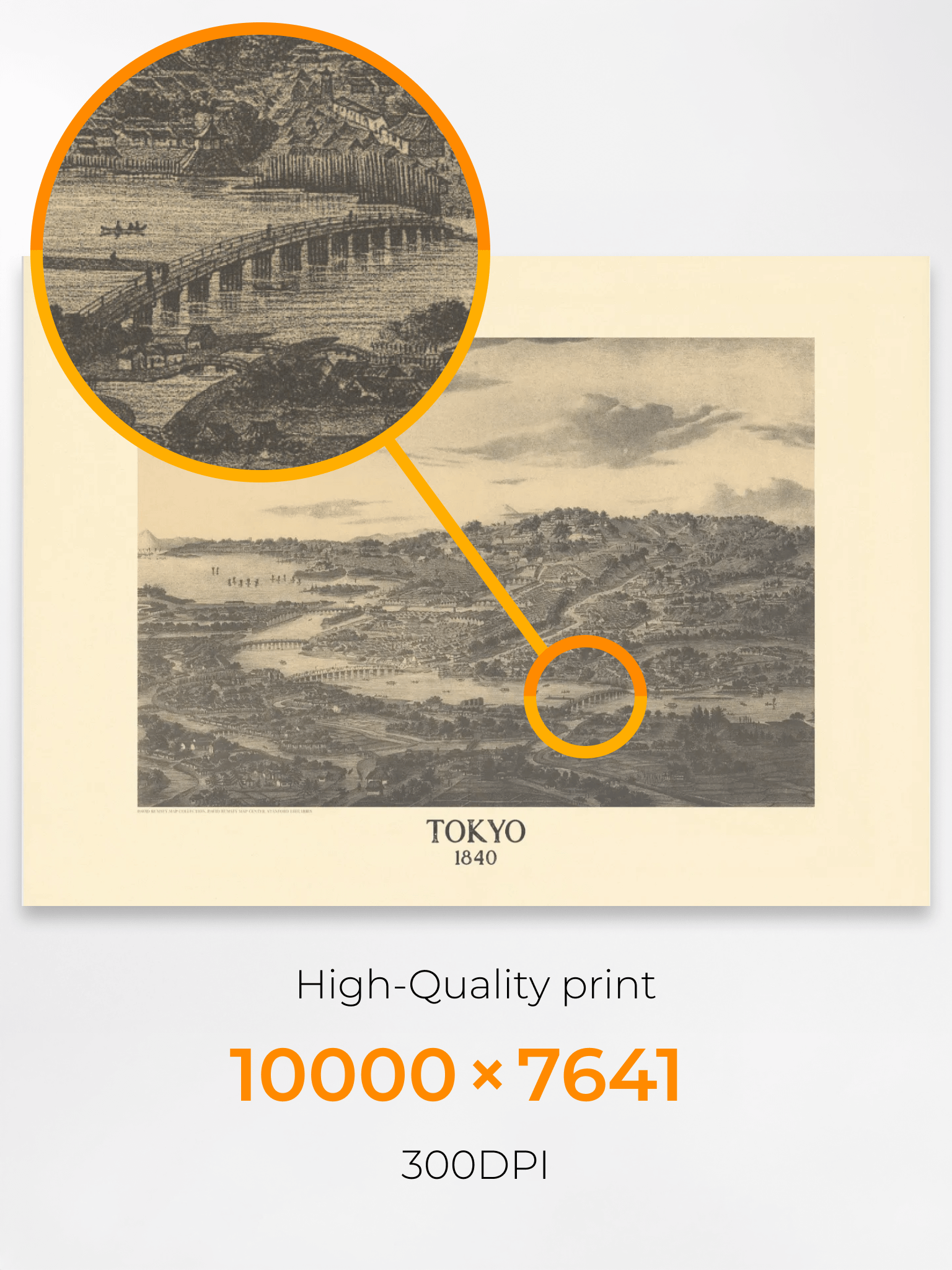 Tokyo 1840 (Unframed Poster Print) product image (4)