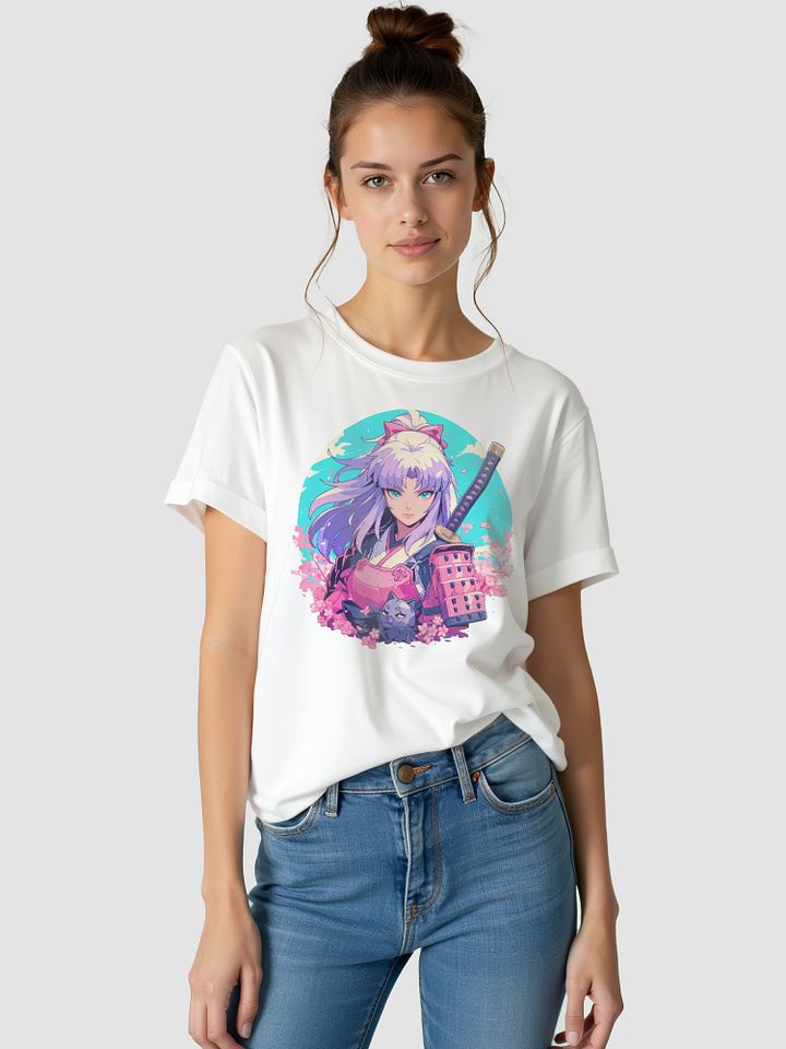 Samurai girl kawaii style T-Shirt product image (2)