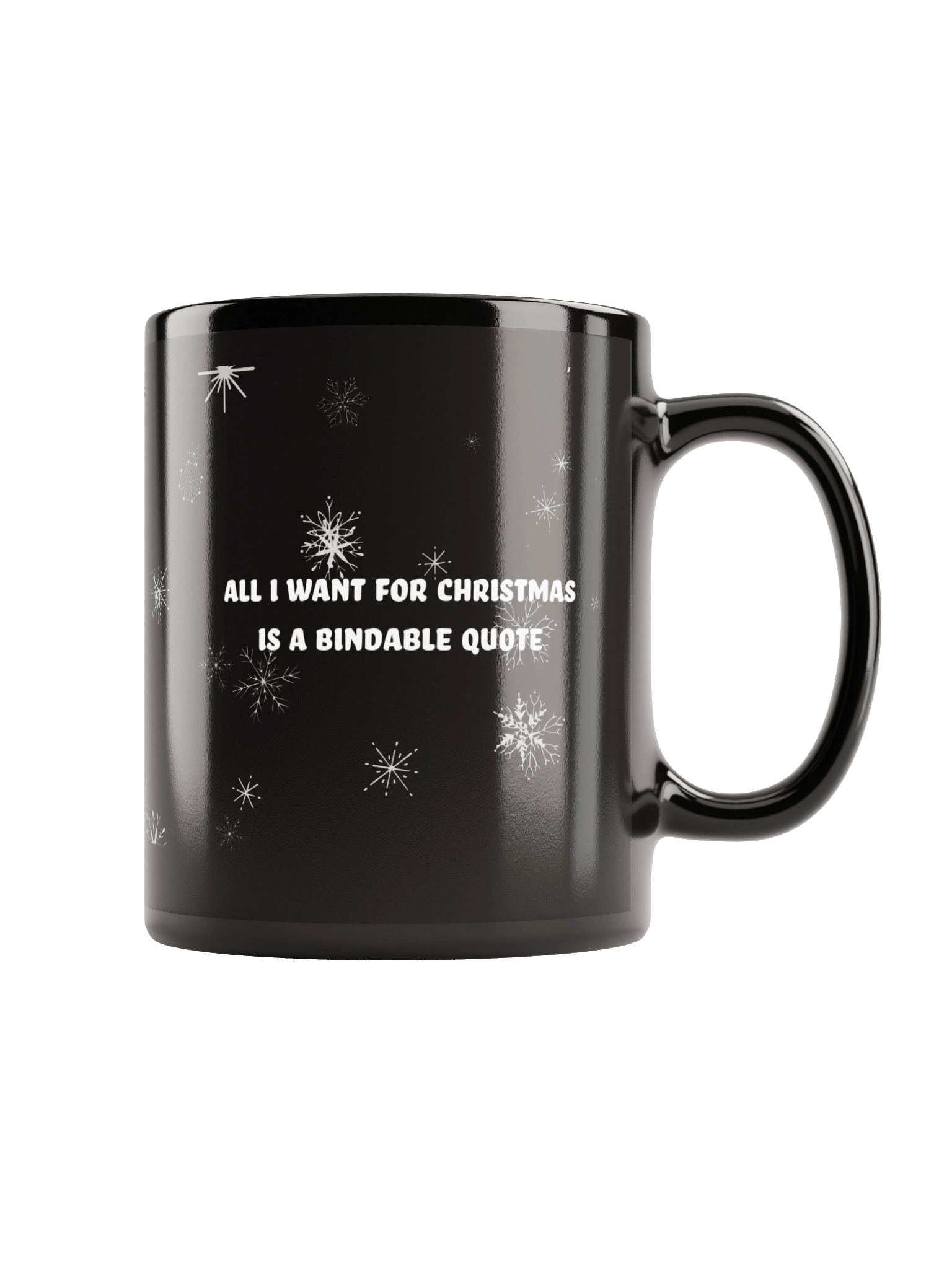 Christmas Quote Black Mug product image (2)
