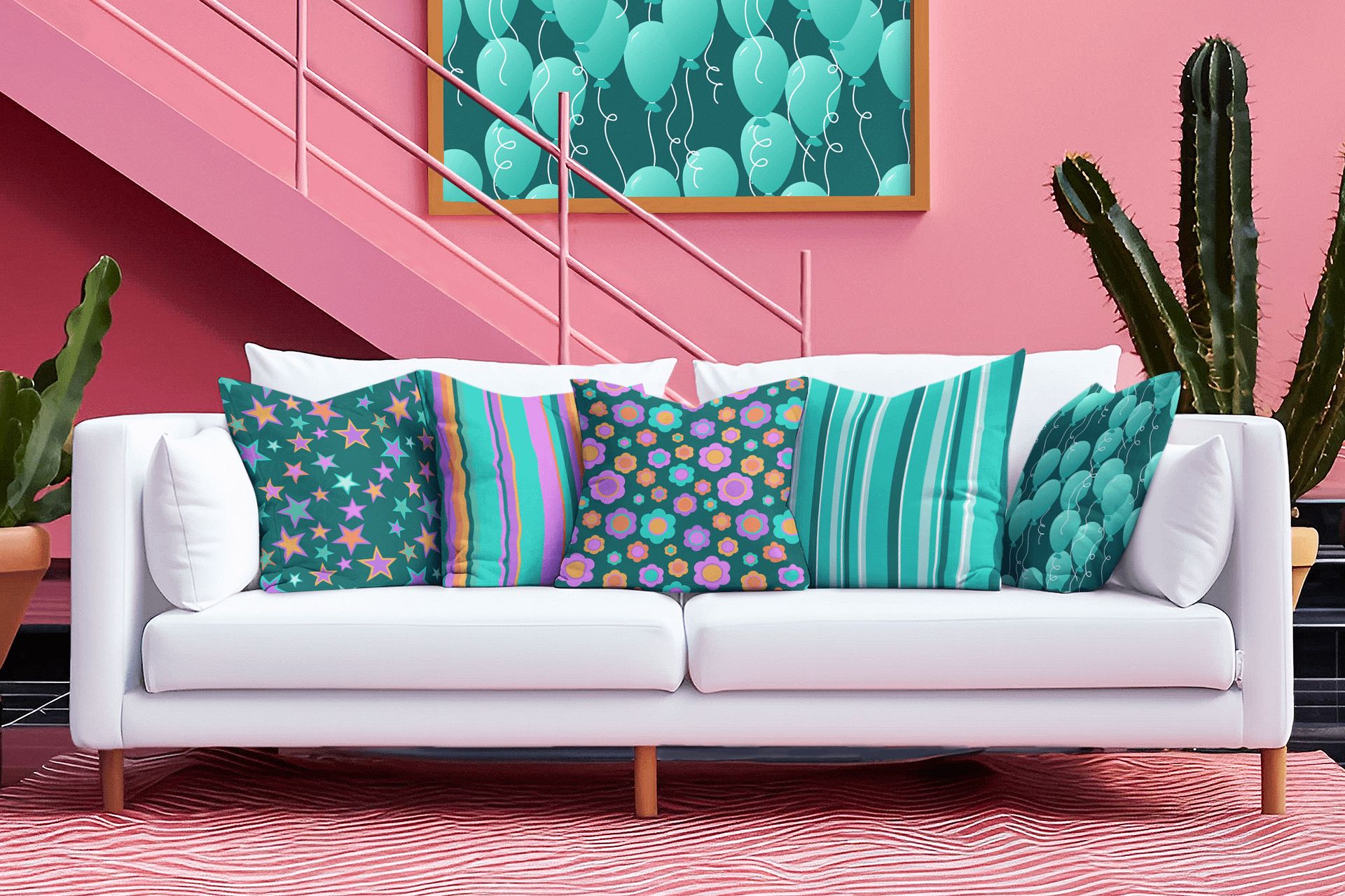 Party Time Balloon Pillow product image (5)