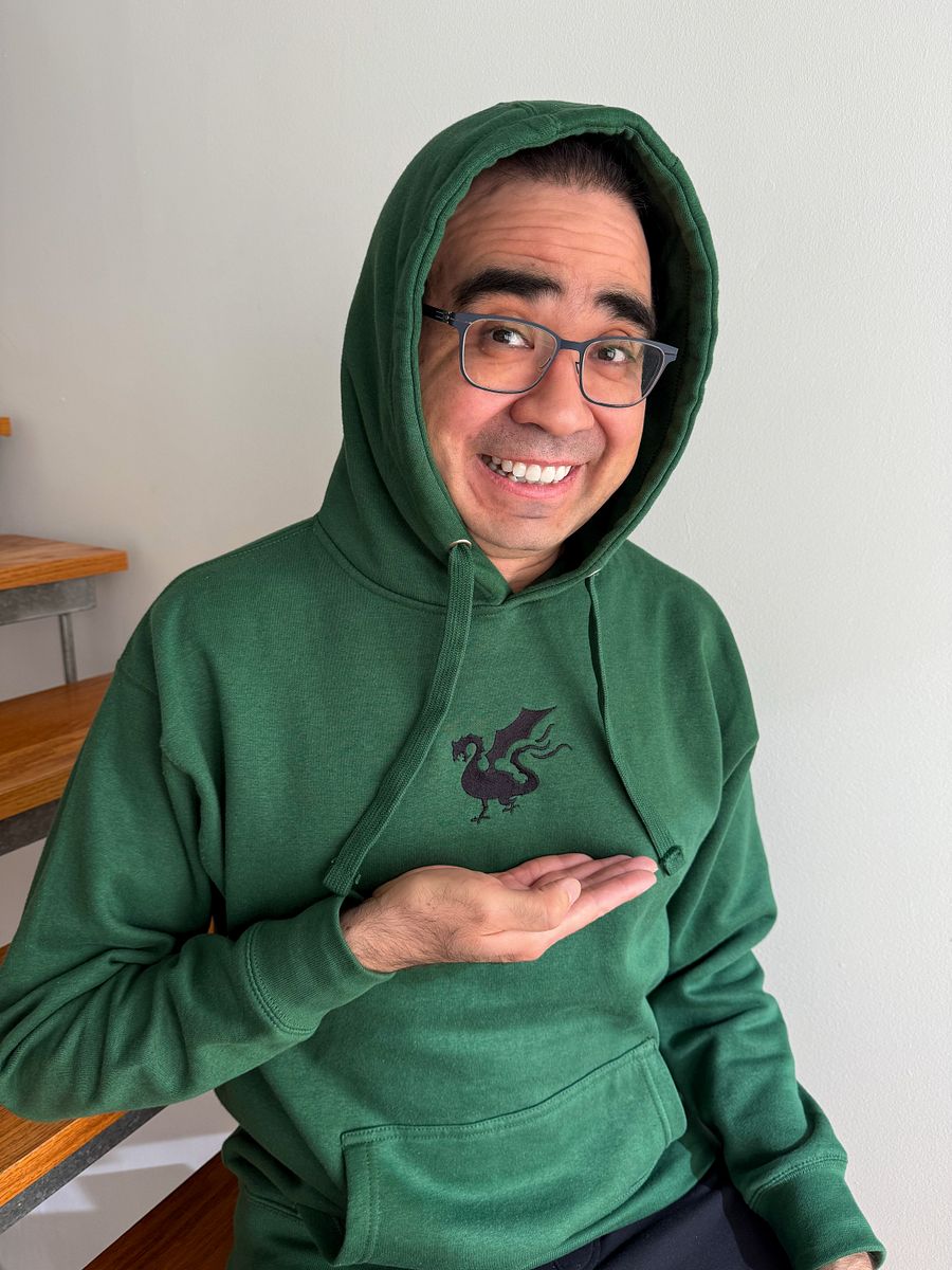 Stinky Dragon Embroidered Hoodie product image (1)