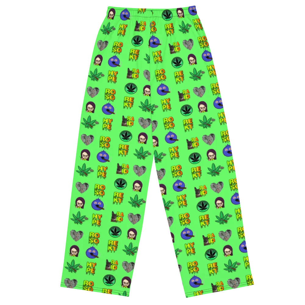 Iconic Symbols All-Over Print Wide-Leg Pants product image (2)