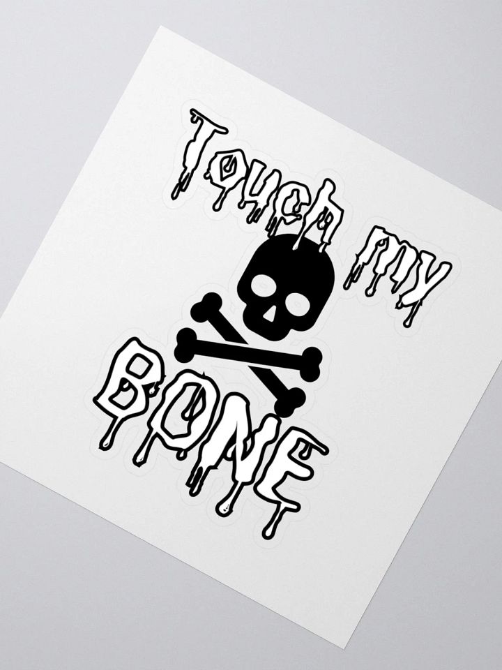 Touch My Bone, Sticker, Black product image (5)