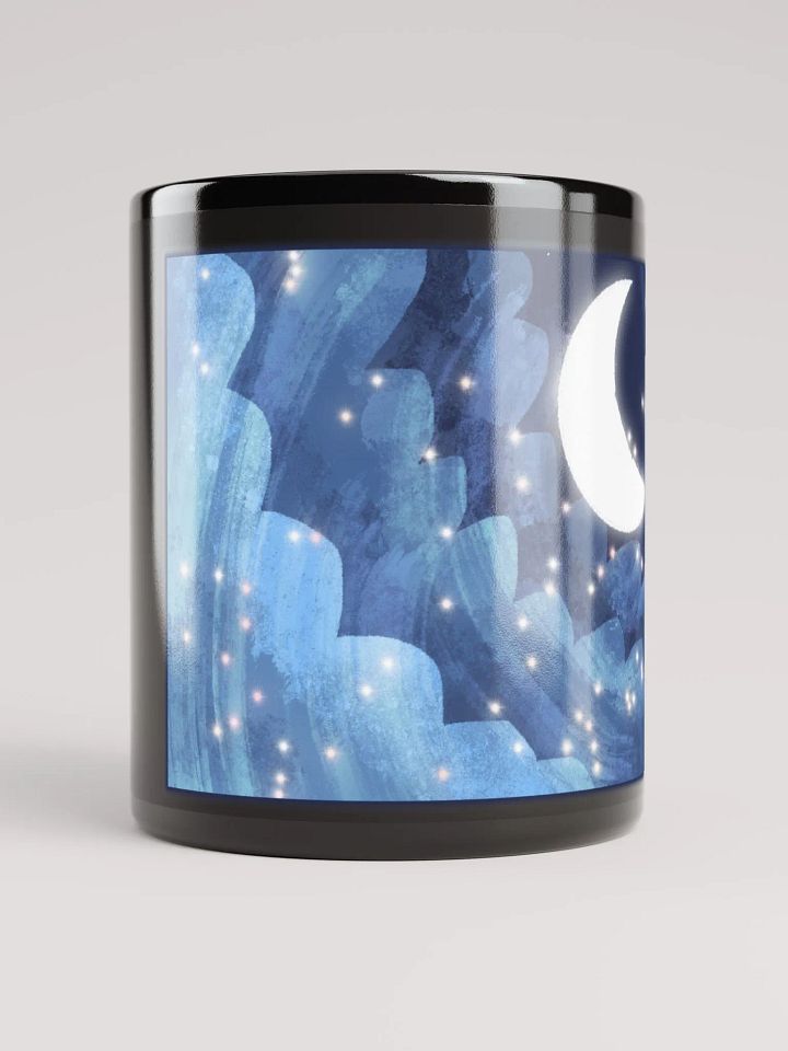 Black Mug - Moonlit Clouds product image (1)