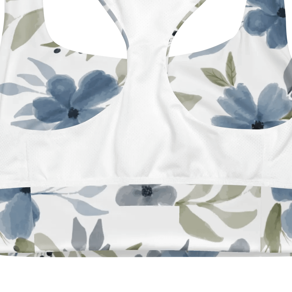 Blue Blossom All-Over Sports Bra product image (12)
