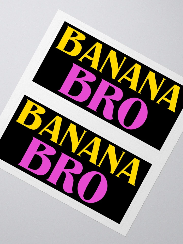 Banana Bro 2x stickers product image (1)