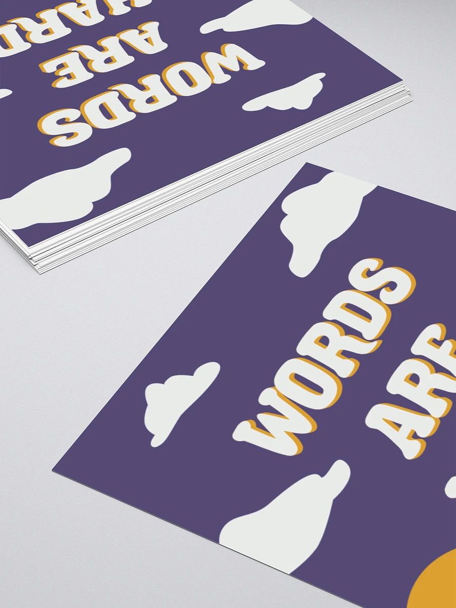 Words Are Hard Landscape Sticker product image (4)