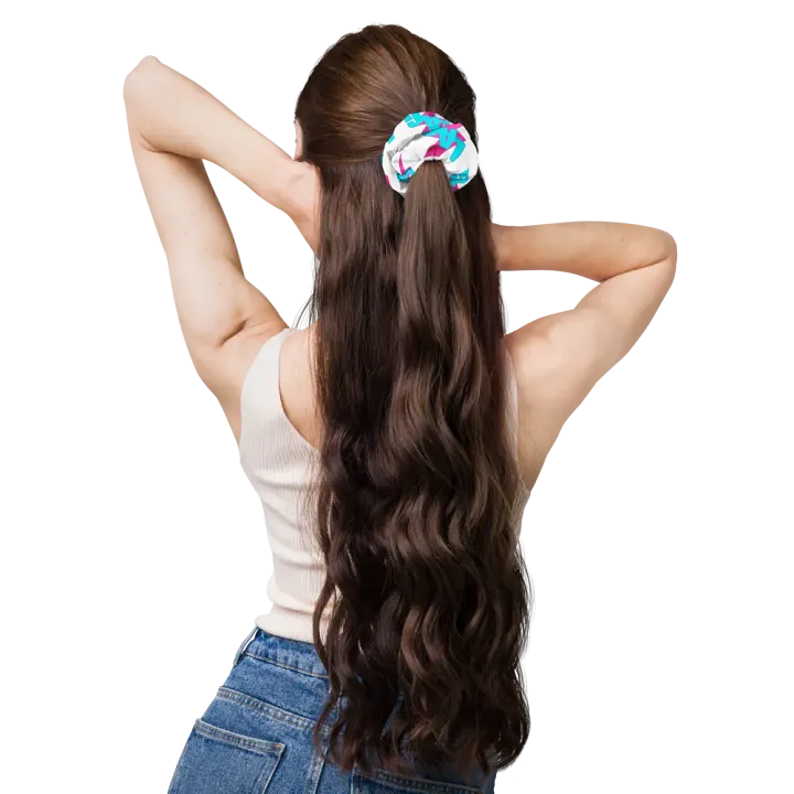 LAG Scrunchie with Bow (White) product image (2)