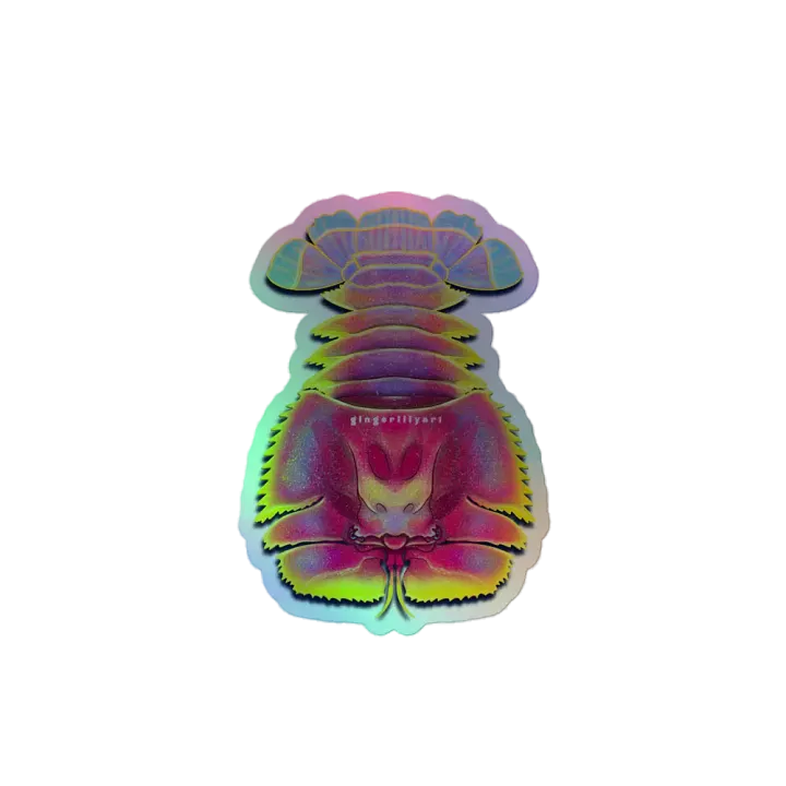 fan lobster sticker product image (2)