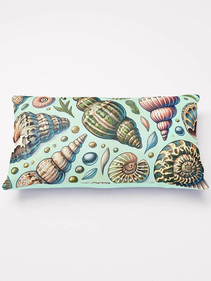 Sea Shells Light-Blue Decorative Pillow product image (2)