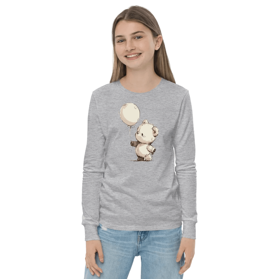 Ballooney Bear Youth Long Sleeve Tee product image (21)