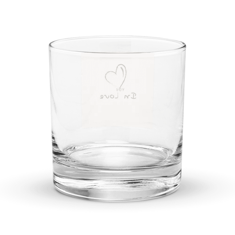 Heartfelt Love Rocks Glass product image (4)