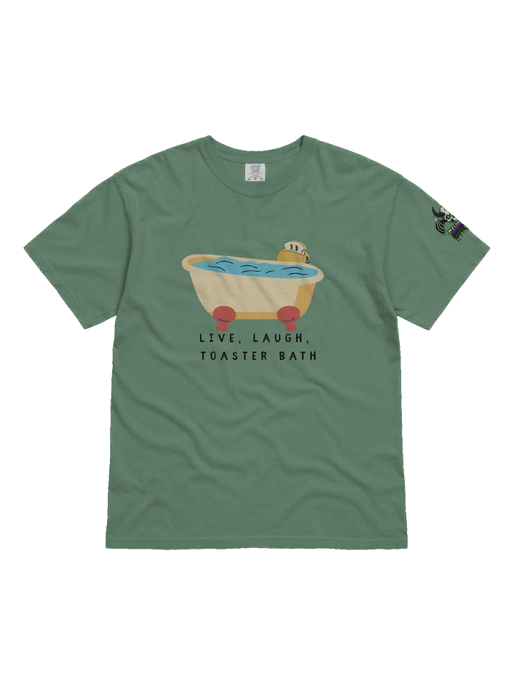 Live Laugh Toaster Bath Tee product image (1)