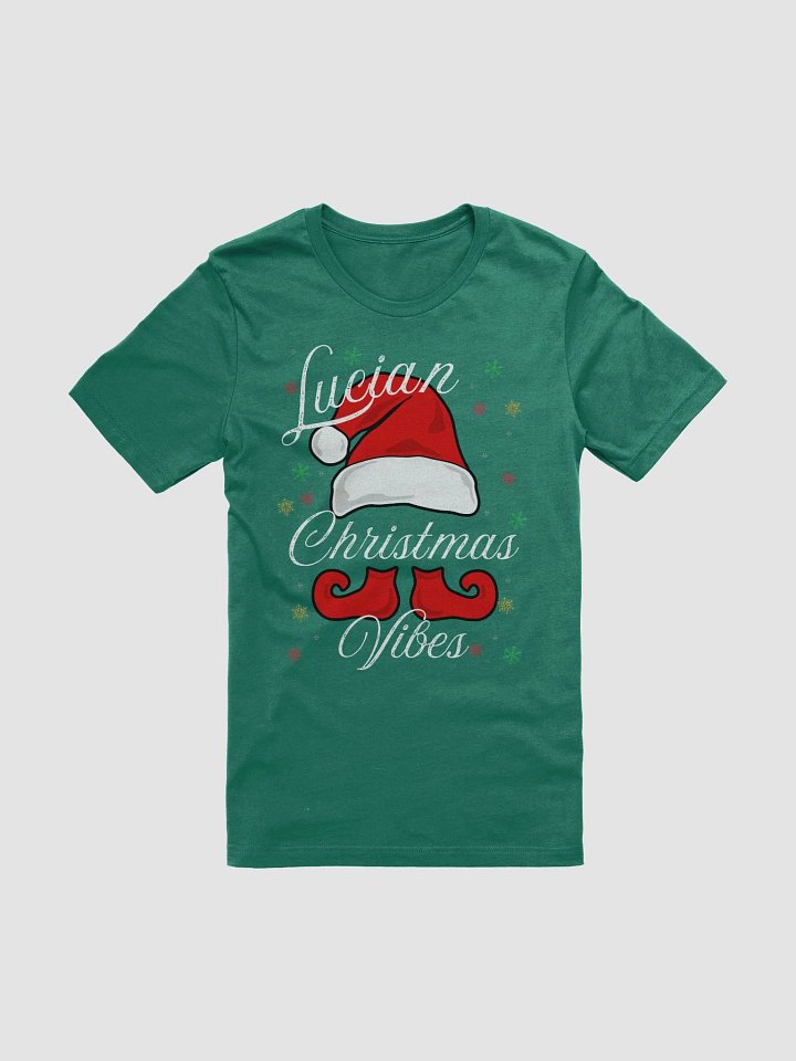 Festive Santa Hat and Elf Shoes T-Shirt product image (11)