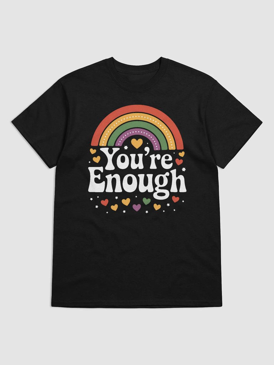 You're Enough Retro Rainbow Pride T-Shirt product image (4)