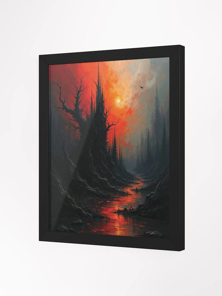 Gothic Sunset River Framed Print product image (6)
