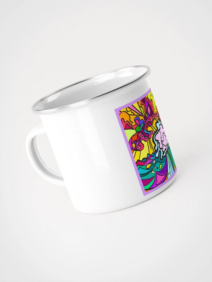Swirling Spectrum Enamel Mug - Wave at Sunset product image (2)