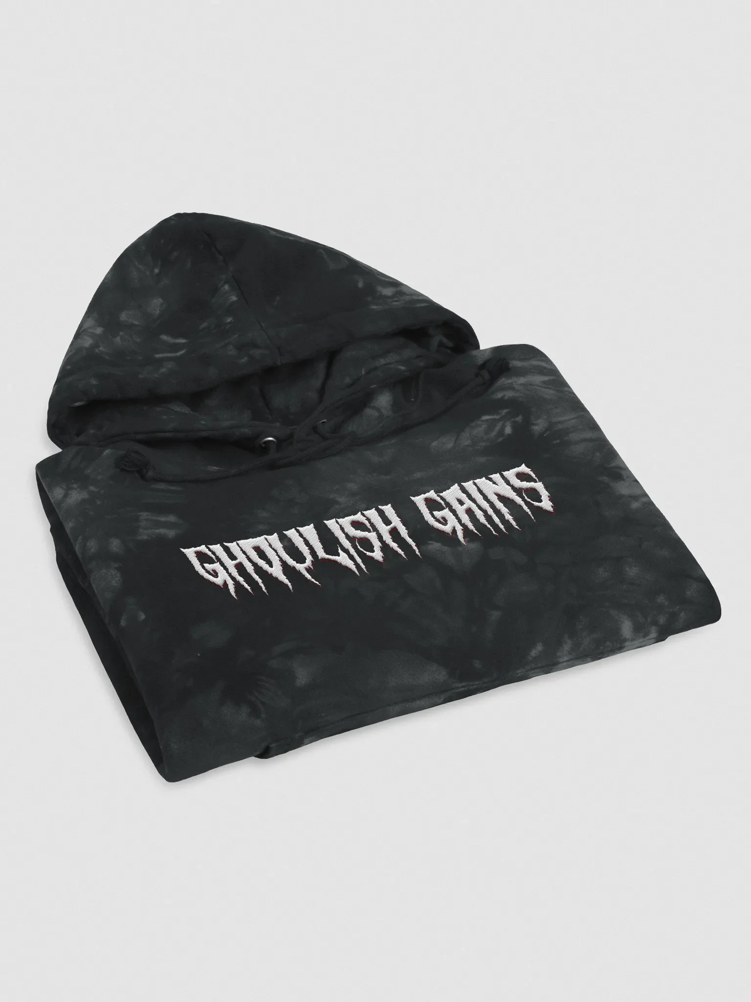 Ghoulish Gains (Old School Logo) Tie Die Hoodie product image (3)