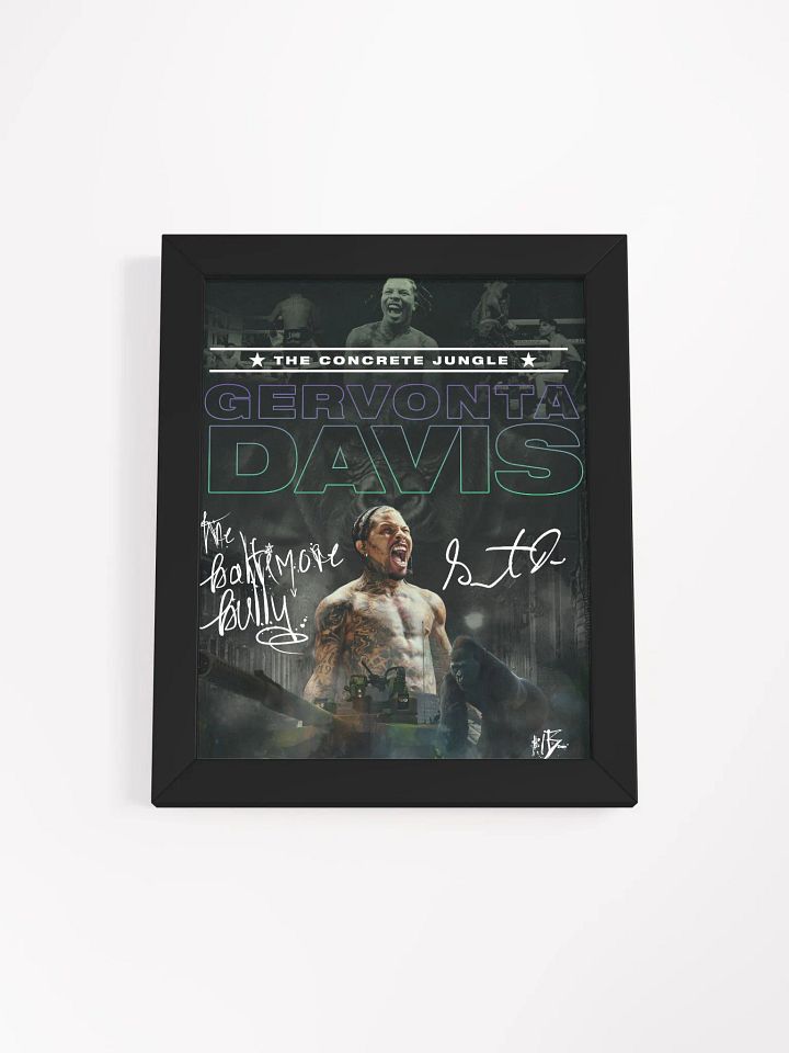 Concrete Jungle | Gervonta Davis Framed Poster product image (3)