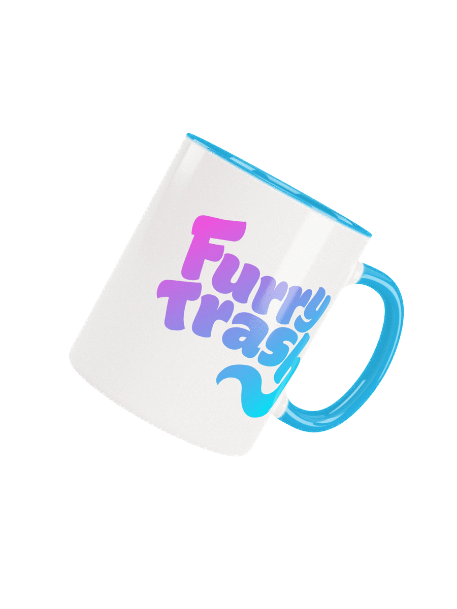 Furry Trash Mug - Bubble Logo (Twilight Gradient) product image (4)