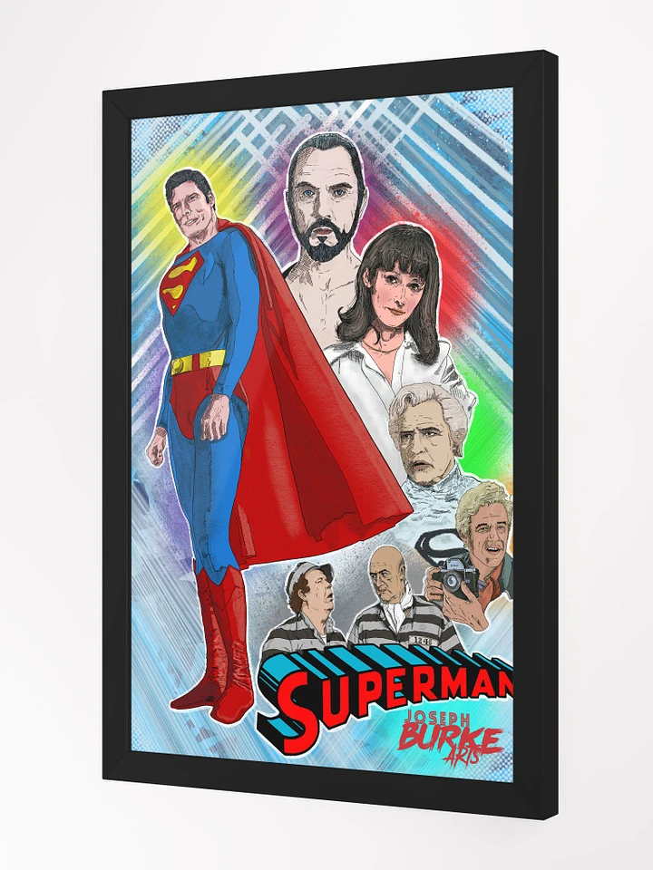 Christopher Reeve's Superman Film Framed 12x18 Art product image (1)