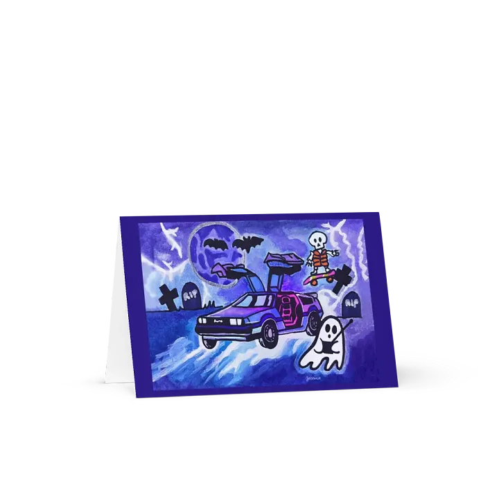 Spooky Speed Machine Greeting Card product image (1)