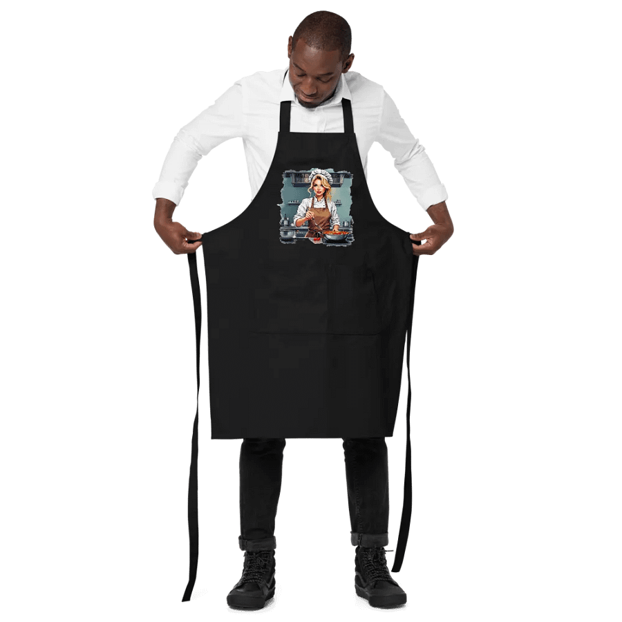 Organic Cotton Chef's Apron - UntamedChef Collection product image (5)