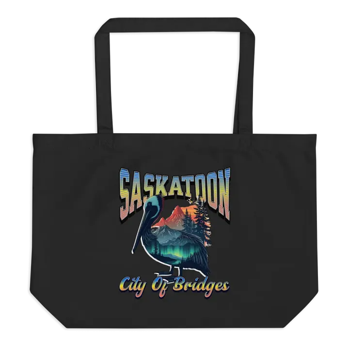 Saskatoon City Of Bridges Pelican Sunrise Eco Tote product image (1)