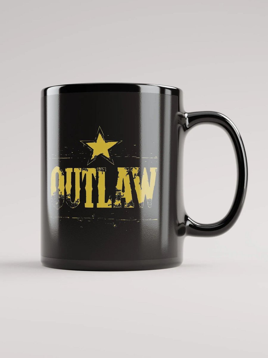 "Outlaw" Mug Gold Lettering product image (1)