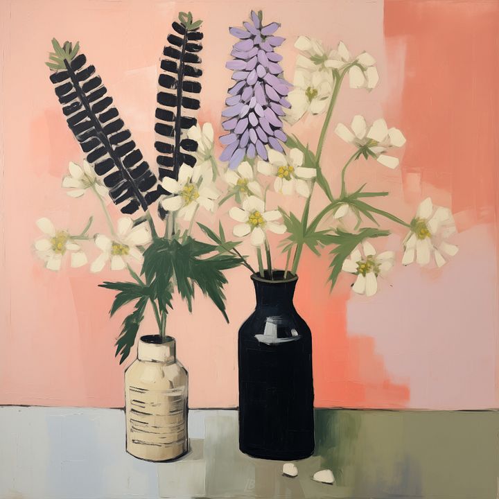 Art2401-62 Vase Flowers Still Life - Digital Download product image (1)