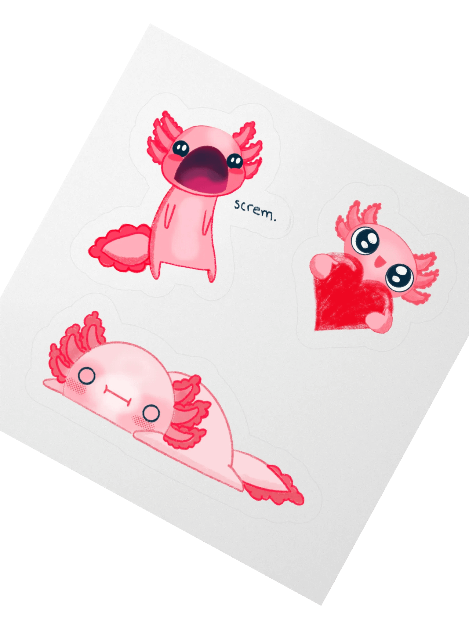 Axolotl Sticker Set product image (4)