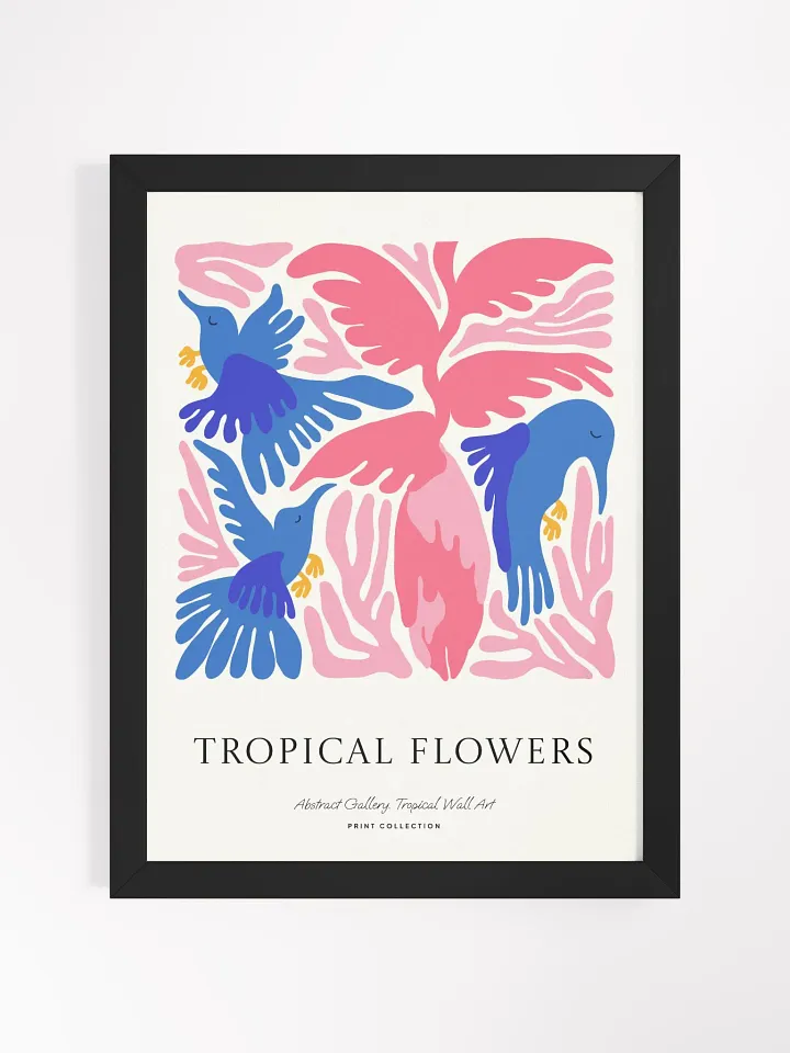 Tropical Birds Serenade - Framed Poster product image (1)