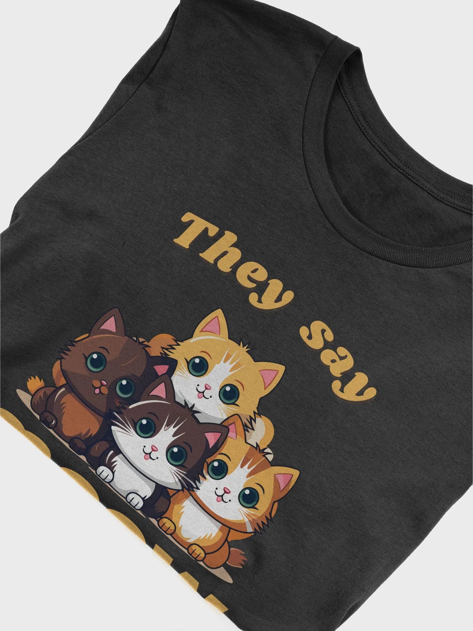 They Say Meow Adorable Cats Super Soft T-Shirt product image (30)