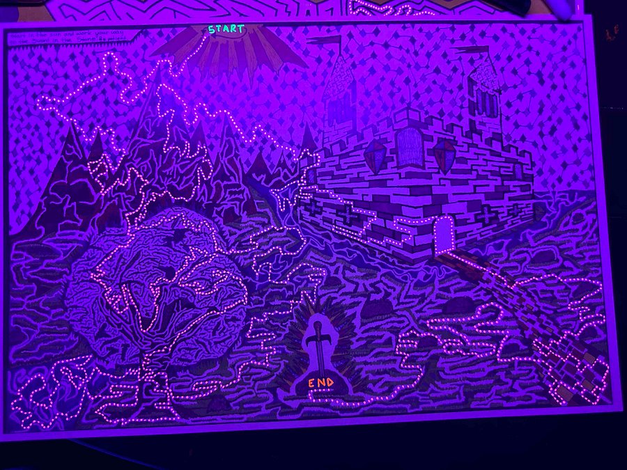 ExcalAMAZE - Blacklight Answer Key -Only- Version product image (3)