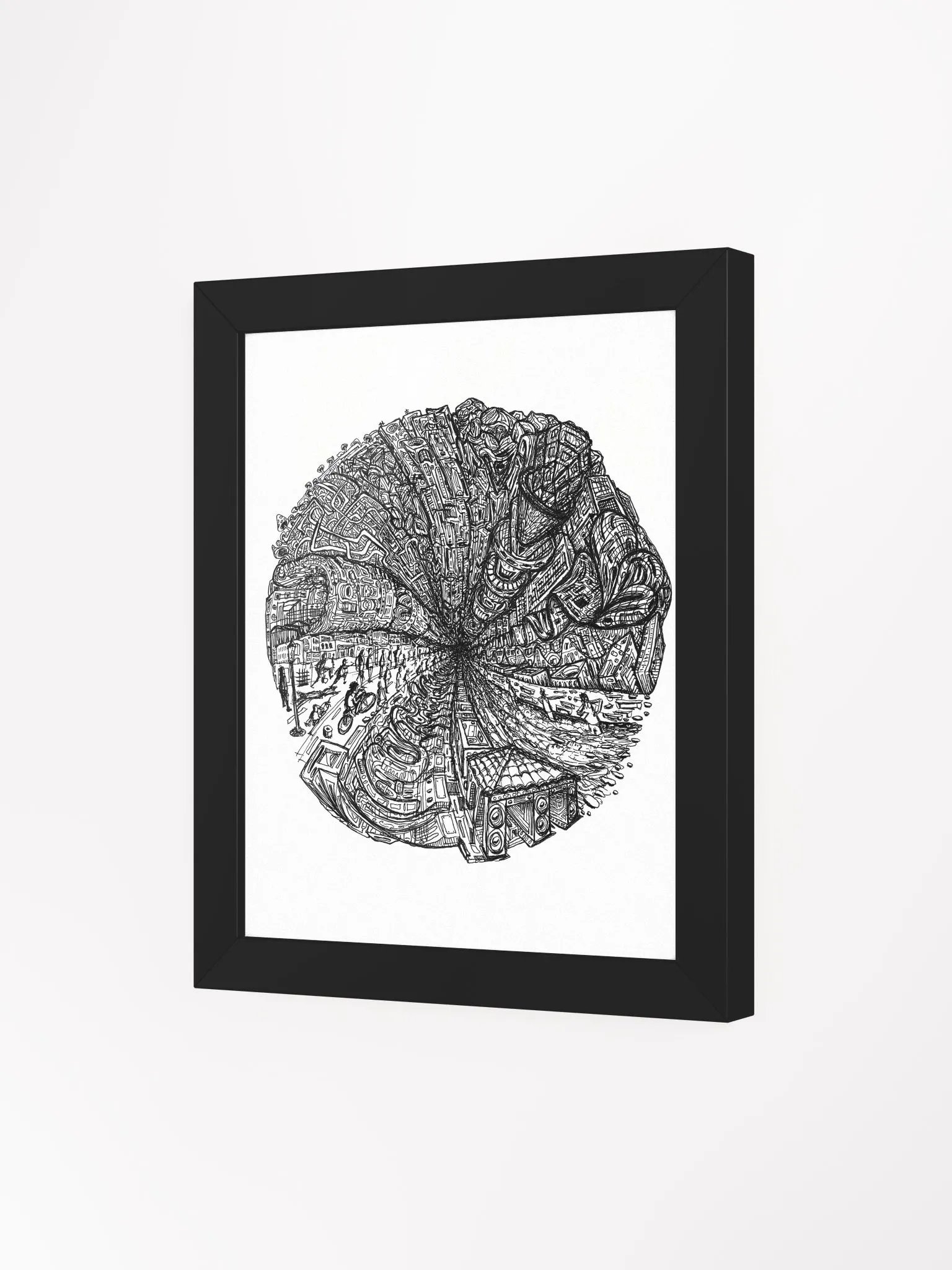 "Bicycle Day" Framed Print product image (3)