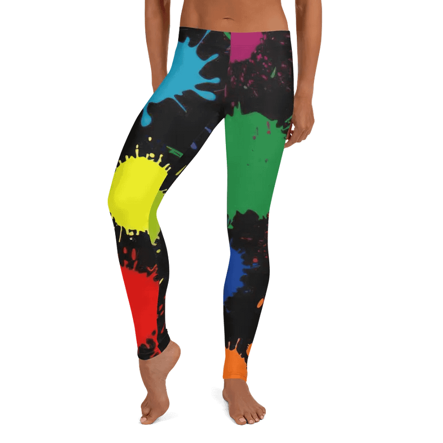 Leggings – Colorful Wallpaper Print for Vibrant & Eye-Catching Style product image (9)