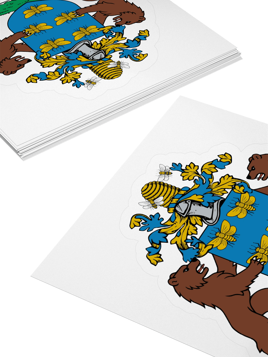 Busy Hands Noble Hearts Kiss Cut Sticker product image (4)
