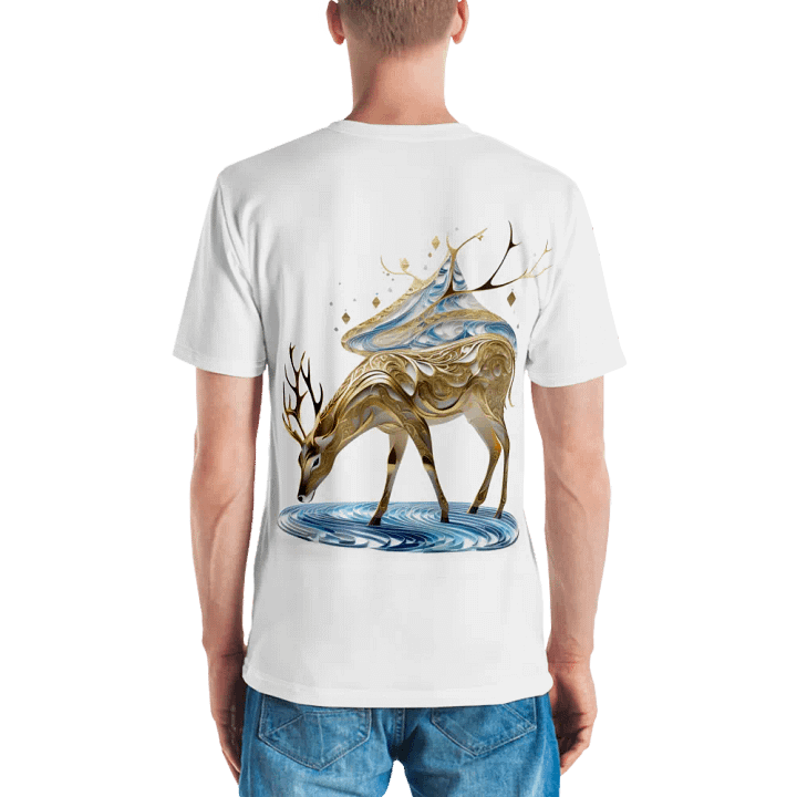 Goldish Deer T shirt product image (2)