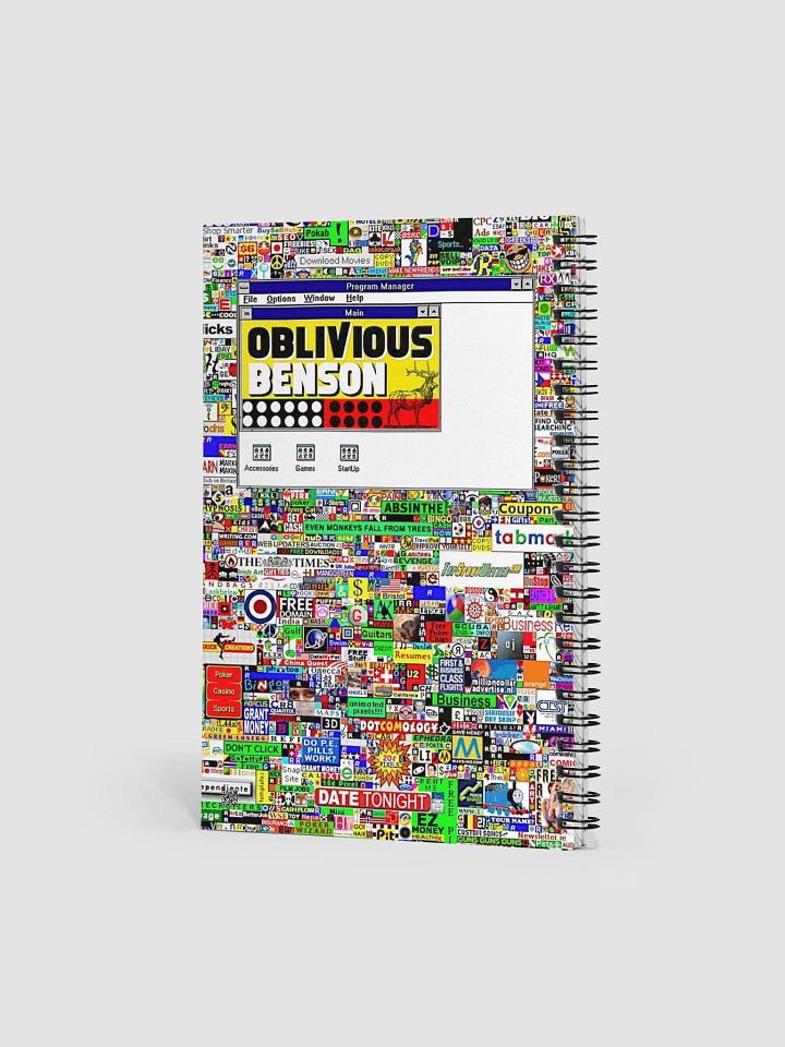 OB 1990's Internet Spiral Notebook product image (2)