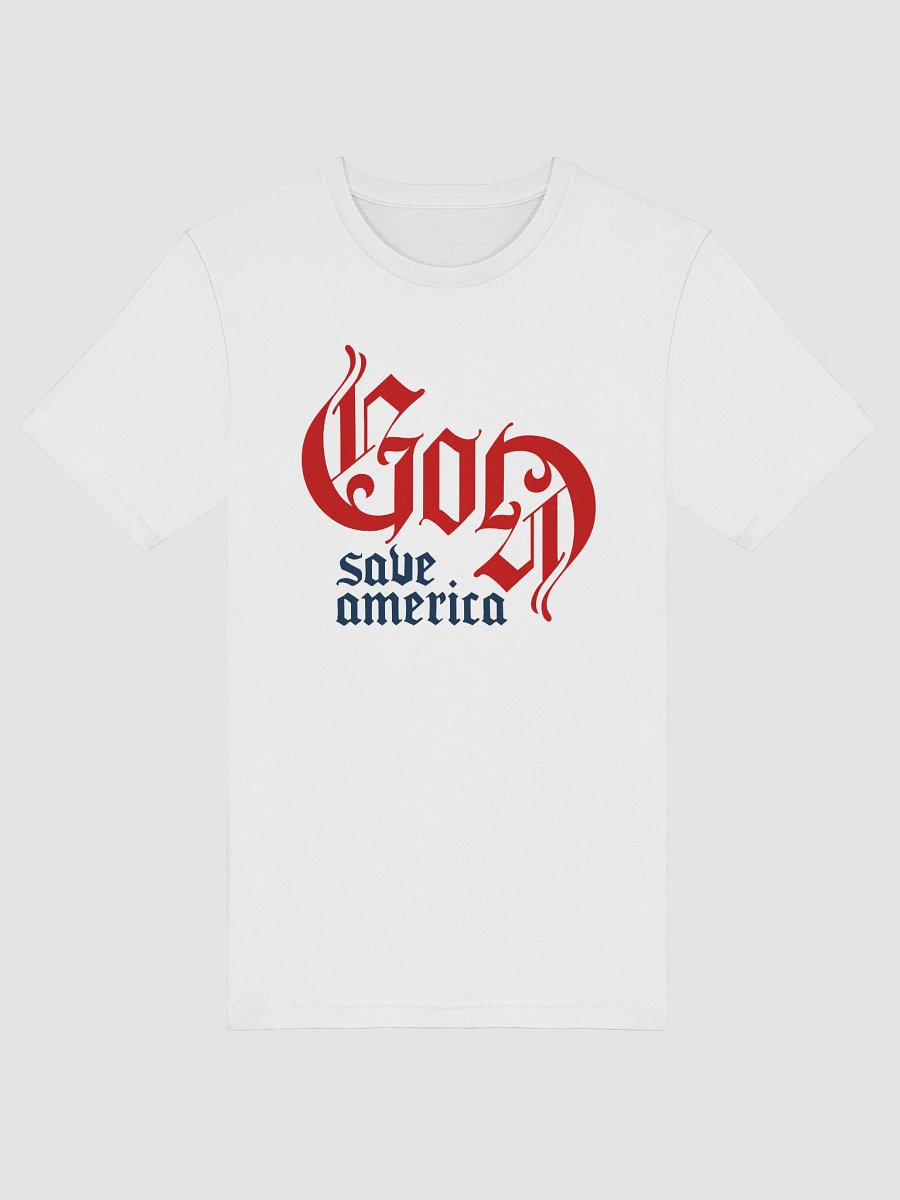 God Save America Red White Blue T-Shirt product image (5)
