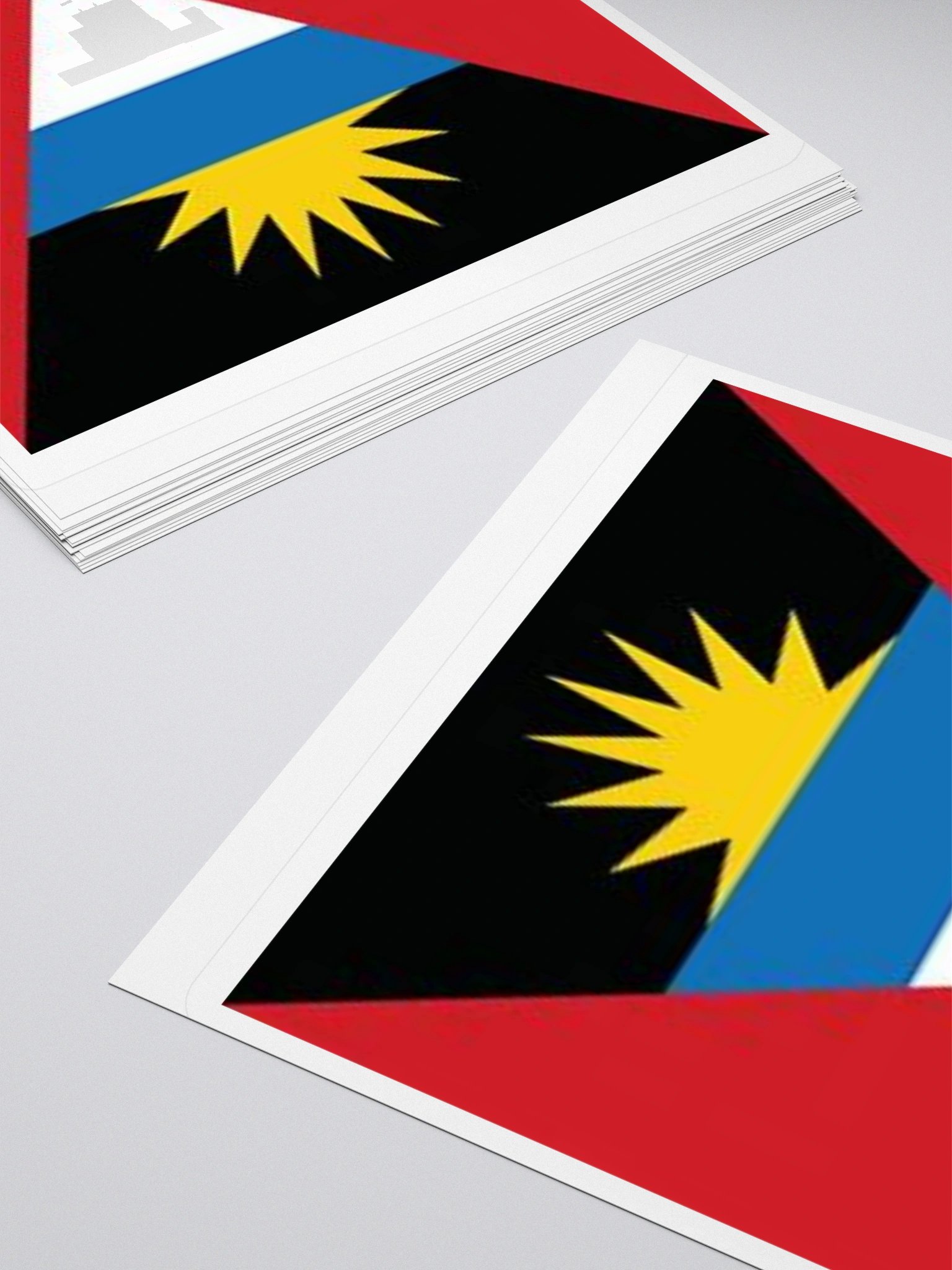 Exclusive Antigua and Barbuda Flag Kiss-Cut Stickers - High-Quality Vinyl, Multiple Sizes product image (10)