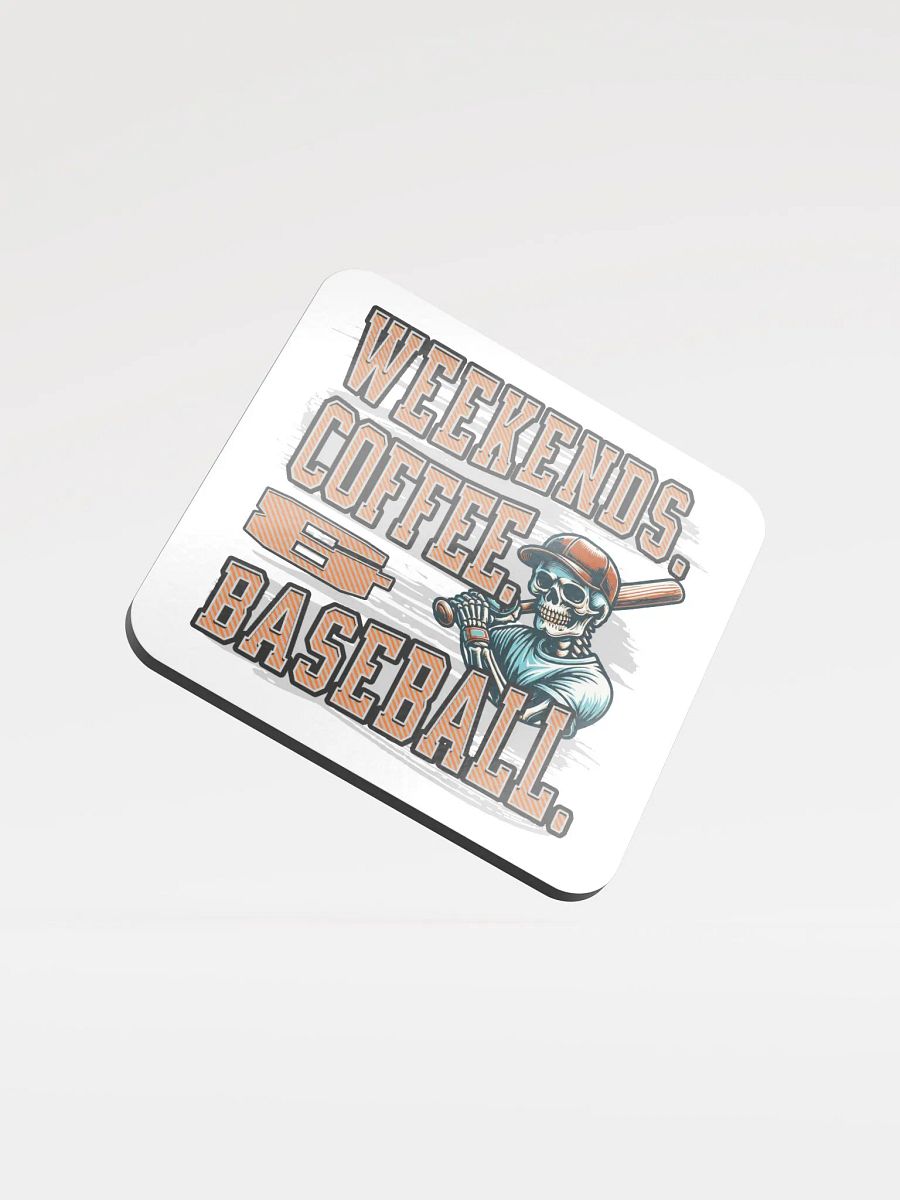 Weekends Coffee And Baseball Skeleton Coaster Set product image (4)